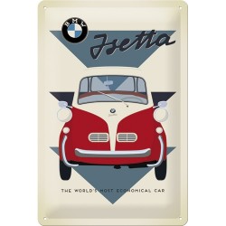 Placa metalica - BMW - Jseta - 20x30 cm